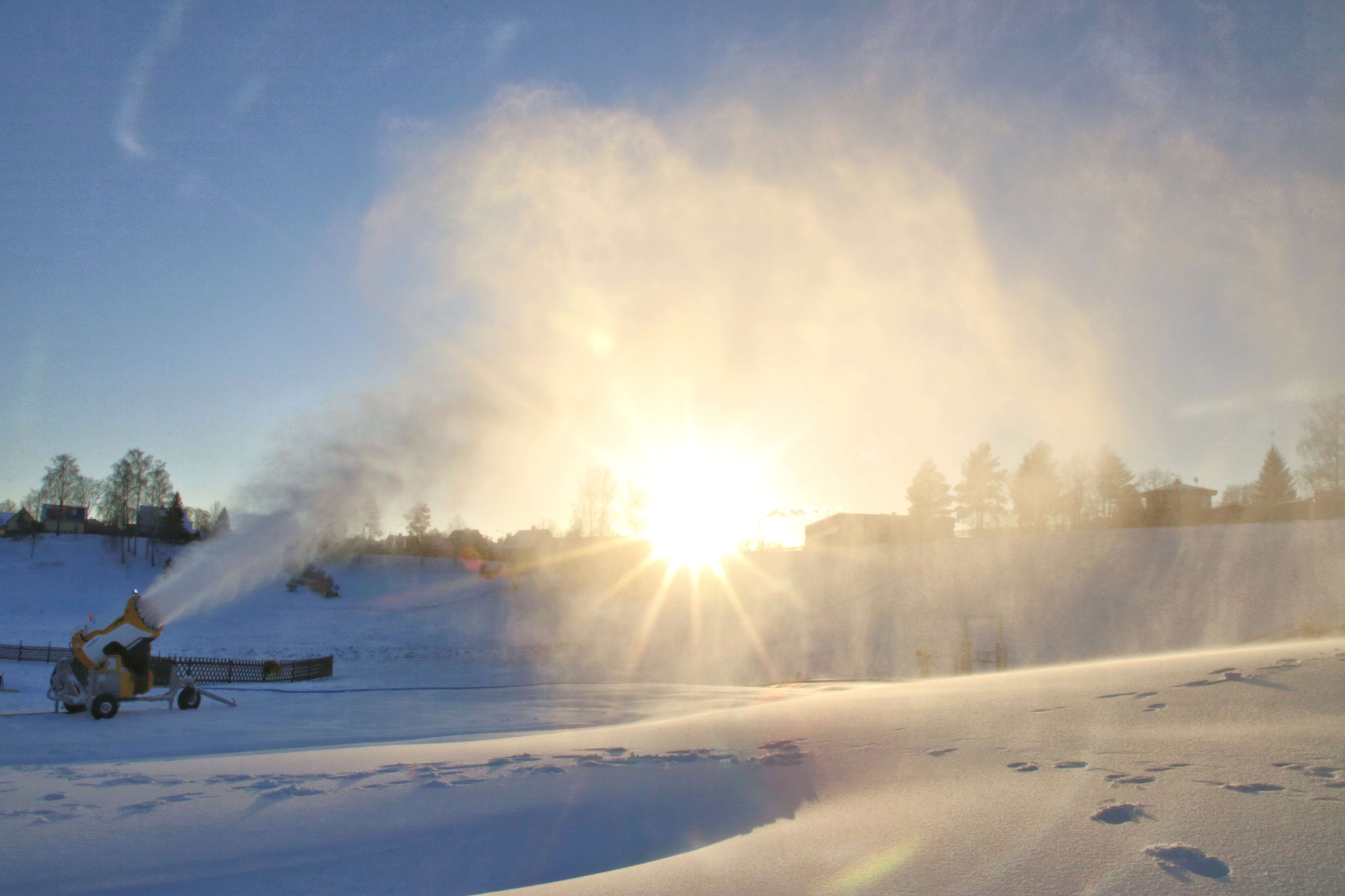 Lumetootmine Otepää Winterplace-is jaanuar 2018.a